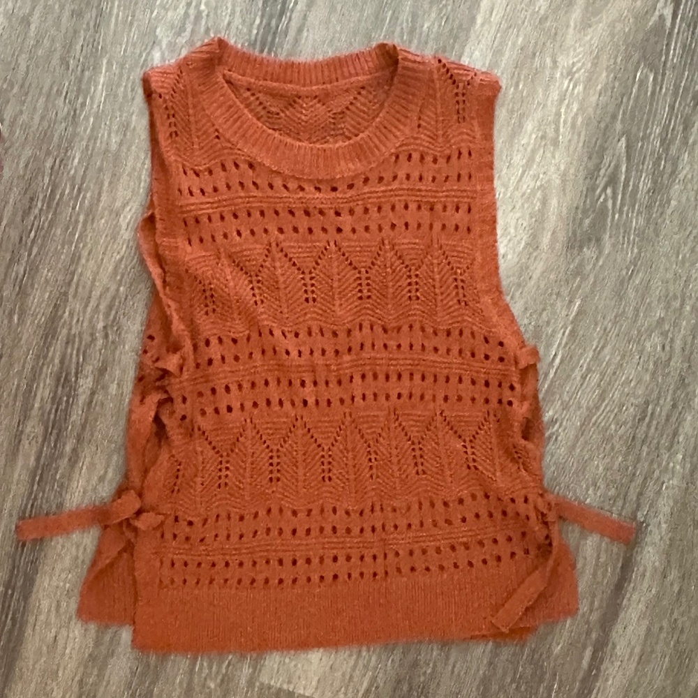 Knitted brown shirt